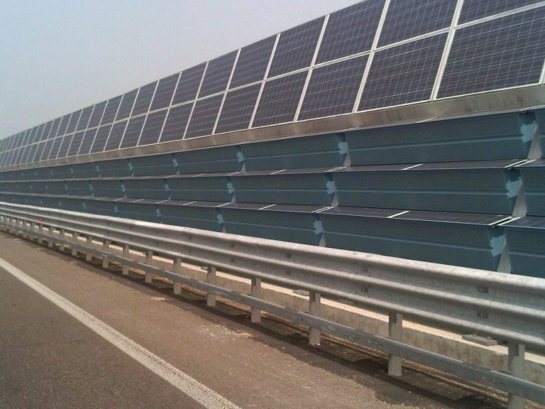Barrera acústica fotovoltaica SSP en la Transpolesana, Oppeano